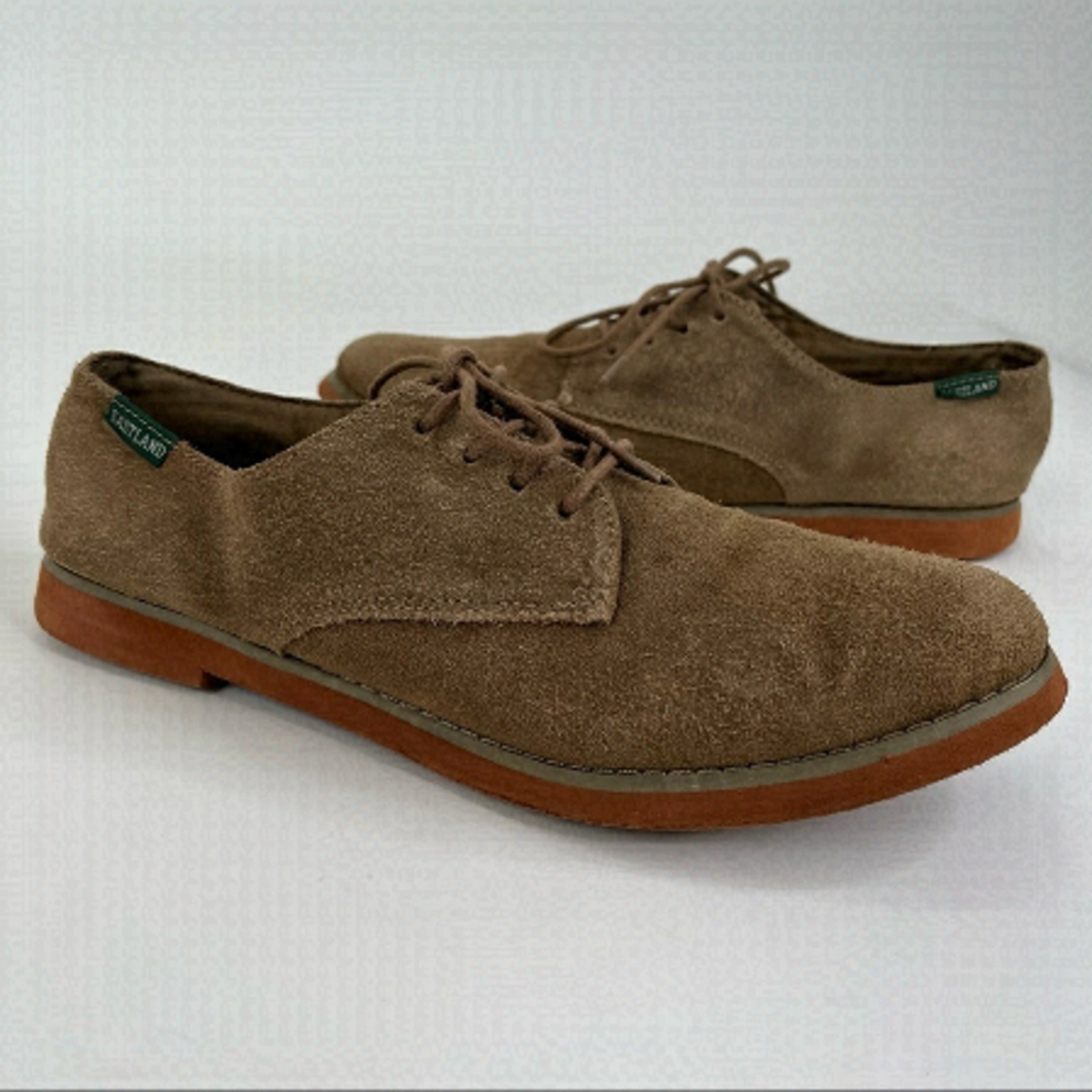 Eastland Bucksport Brown Leather Suede Lace-up Buck Oxford Shoes SIZE 10